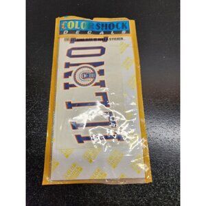 University of Illinois Color Shock Decals - 7" X 3" -Open Package but never used